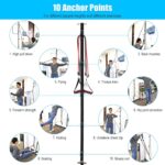 Brebebe Multi Level Wall Anchor Strap for Resistance Bands Workouts, ... - Image 3