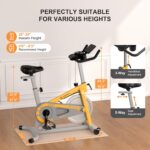 Train Bikes for House,Indoor Biking Bike with Adjustable Friction,B... - Image 5