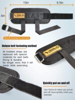 VAIIO Adjustable Weight Dumbbell Ankle Straps, Ankle Bands for Working... - Image 3