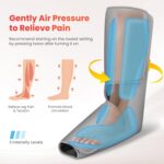 COMFIER Leg Massager for Circulation with Warmth,Air Compression Calf Ma... - Image 3