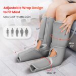 COMFIER Leg Massager for Circulation with Warmth,Air Compression Calf Ma... - Image 5