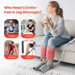COMFIER Leg Massager for Circulation with Warmth,Air Compression Calf Ma... - Image 7