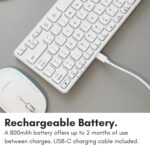 Macally Compact Bluetooth Keyboard for Mac - Premium Multi Machine Conn... - Image 4