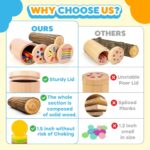 Picket Montessori Child Toddler Toys: 3 in 1Learning Advantageous Motor Expertise ... - Image 4