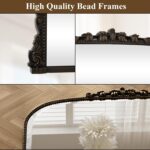 32 x 24 inch Beaded Arched Wall Mirror, Classic Toilet Self-importance Mirror... - Image 4