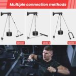 LAT Pulldown Attachments Pulley System Fitness center Tricep Rope Pull Down Prepare... - Image 5