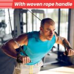 LAT Pulldown Attachments Pulley System Fitness center Tricep Rope Pull Down Prepare... - Image 6