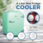 IBMF4MNT Fridge for Bed room, Skincare, Moveable Cooler & Hotter for Ma... - Image 3