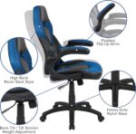 Flash Furnishings X10 Excessive-Again LeatherSoft Racing Model Gaming Chair wi... - Image 5