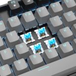MageGee 75% Mechanical Gaming Keyboard, Blue Change, LED Backlit, 87 Ok... - Image 3