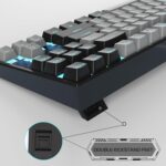 MageGee 75% Mechanical Gaming Keyboard, Blue Change, LED Backlit, 87 Ok... - Image 5