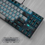 MageGee 75% Mechanical Gaming Keyboard, Blue Change, LED Backlit, 87 Ok... - Image 7