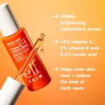 e.l.f. SKIN Vivid Icon Vitamin C + E + Ferulic Serum, Brightening & S... - Image 3