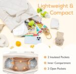 mommore Quilted Diaper Bag Backpack, Small Child Baggage, Light-weight Mini... - Image 4