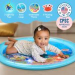 SplashEZ Lights Up Tummy Time Water Mat for Infants, 30" X-Massive Child W... - Image 3