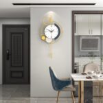 FLEBLE Fashionable Wall Clock with Pendulum Silent Ornamental Wall Clock Ba... - Image 3