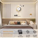 FLEBLE Fashionable Wall Clock with Pendulum Silent Ornamental Wall Clock Ba... - Image 6
