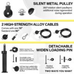 NIHAO Health LAT and Raise Pulley System, Cable Pulley Attachments for... - Image 4