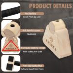 Picket Parallettes Push Up Bars, 2 PCS Wooden Calisthenics Bars with Non... - Image 4