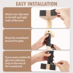 Picket Parallettes Push Up Bars, 2 PCS Wooden Calisthenics Bars with Non... - Image 6