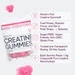 Creatine Gummies for Males & Girls - Creatine Monohydrate, L-Theanine, L... - Image 3