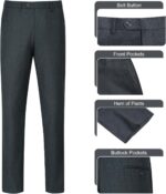 Males's Slim Match 2 Button 3 Piece Swimsuit Set, Stable Blazer Jacket with Mul... - Image 4