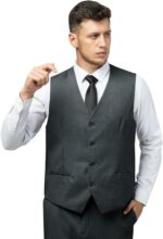 Males's Slim Match 2 Button 3 Piece Swimsuit Set, Stable Blazer Jacket with Mul... - Image 6