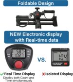 Vaunn Wrist Arm Leg Strengtheners Pedal Exerciser with Digital Disp... - Image 3