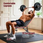 XDDIAS Adjustable Weight Bench, Exercise Bench with Leg Extension and P... - Image 4