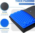 Bike Seat Cushion for Recumbent Bike & Journey | Foldable Padded Gel Ex... - Image 4