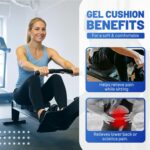 Bike Seat Cushion for Recumbent Bike & Journey | Foldable Padded Gel Ex... - Image 8