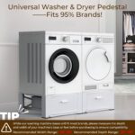 SKM 29" Washer & Dryer Pedestal with Drawer - 2 Pack Equipment Elevati... - Image 3