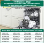 UPGRADED 304 Stainless Metal WD28X26099 WD28X24396 Dishwasher Decrease Ra... - Image 5