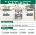 UPGRADED 304 Stainless Metal WD28X26099 WD28X24396 Dishwasher Decrease Ra... - Image 9