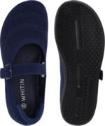 WHITIN Girls's Barefoot Mary Jane Flats + Vast Toe Field + Zero Drop Sol... - Image 4