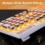 Typewriter Type Mechanical Keyboard, Retro Punk Gaming Keyboard with ... - Image 5