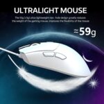 ATTACK SHARK R1 Wi-fi Gaming Mouse,Tri-Mode Connection (2.4G/Wired/... - Image 7