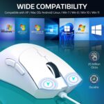 ATTACK SHARK R1 Wi-fi Gaming Mouse,Tri-Mode Connection (2.4G/Wired/... - Image 9