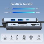 Docking Station for MacBook Professional Air,USB C Docking Station Twin Monitor... - Image 6