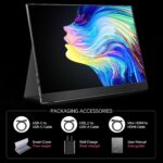 True 4K Transportable Monitor - 15.6inch UHD 3840×2160 100% sRGB USB-C HDMI... - Image 7