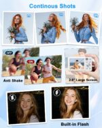 Digital Digital camera, 4K 64MP Cameras for Pictures, Level and Shoot Digit... - Image 4