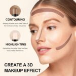 FV Cream Contour Stick, 2-in-1 Face Shaping Stick for Highlighting & C... - Image 3