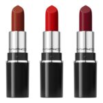 MAC On a regular basis Luxurious Mini Lustreglass Lipstick Trio, Crimson, 3 Piece Set - Image 5
