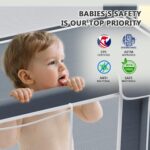 G TALECO GEAR Foldable Playpen for Infants and Toddlers, 59"x71" Portab... - Image 3