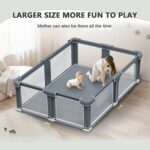 G TALECO GEAR Foldable Playpen for Infants and Toddlers, 59"x71" Portab... - Image 8