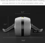 Stomach Wheel Curler with Resistance Spring, 14.6"W Automated Reboun... - Image 3