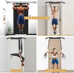 Kipika Pull Up Bar for Doorway Wall Mounted Multi-Grip Power Bar wi... - Image 4