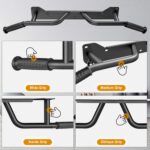 Kipika Pull Up Bar for Doorway Wall Mounted Multi-Grip Power Bar wi... - Image 5