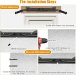 Kipika Pull Up Bar for Doorway Wall Mounted Multi-Grip Power Bar wi... - Image 6