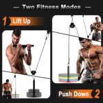 Weight Cable Pulley System Gymnasium Upgraded Health LAT and Elevate Pulley At... - Image 5